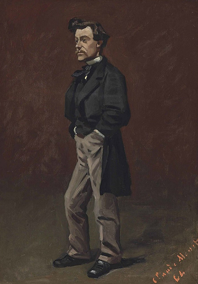 Portrait of a Man Standing Claude Monet